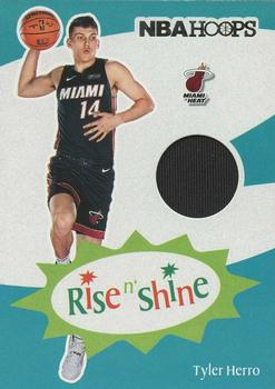 2019-20 Hoops - Rise N Shine Memorabilia #RS-THR Tyler Herro Front