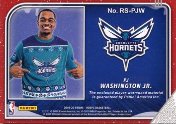 2019-20 Hoops Winter - Rookie Sweaters #RS-PJW PJ Washington Jr. Back