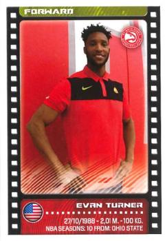 2019-20 Panini NBA Stickers European #38 Evan Turner Front