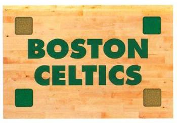 2019-20 Panini NBA Stickers European #56 Boston Celtics Team Name Front