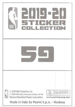 2019-20 Panini NBA Stickers European #59 Spencer Dinwiddie Back