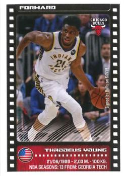 2019-20 Panini NBA Stickers European #91 Thaddeus Young Front