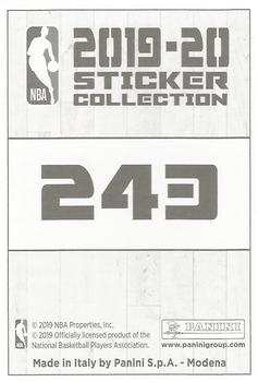 2019-20 Panini NBA Stickers European #243 Nikola Jokić Back