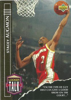 1993-94 Upper Deck - Locker Talk #LT2 Stacey Augmon Front