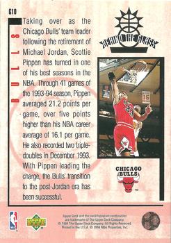 1993-94 Upper Deck Special Edition - Behind the Glass #G10 Scottie Pippen Back