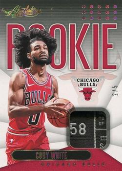 2019-20 Panini Absolute Memorabilia - Rookie Laundry Tag #RL-CWT Coby White Front