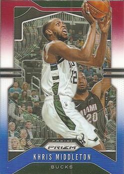2019-20 Panini Prizm - Prizms Red White and Blue #235 Khris Middleton Front