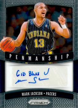 2019-20 Panini Prizm - Penmanship #PM-MJK Mark Jackson Front