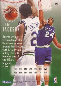 1994-95 SkyBox E-Motion #19 Jim Jackson Back