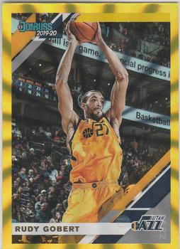 2019-20 Donruss - Holo Yellow Laser #191 Rudy Gobert Front