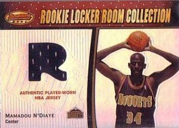 2000-01 Bowman's Best - Rookie Locker Room Collection Relics #LRCR23 Mamadou N'Diaye Front