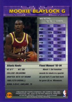 Mookie Blaylock - 1993-94 Topps card 125