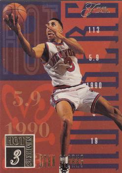 1994-95 Flair - Hot Numbers #17 John Starks Front