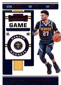 2019-20 Panini Contenders - Game Ticket Red #39 Jamal Murray Front