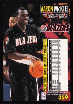 1994-95 Fleer #359 Aaron McKie Back