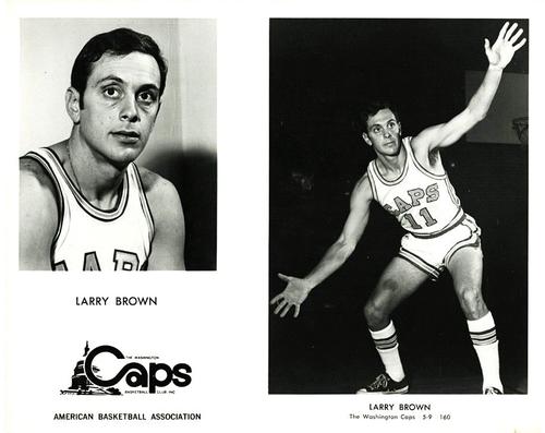 1969-70 Washington Caps #NNO Larry Brown Front
