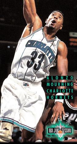 1994-95 Jam Session #23 Alonzo Mourning Front