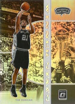 2019-20 Donruss Optic - Winner Stays Holo #7 Tim Duncan Front