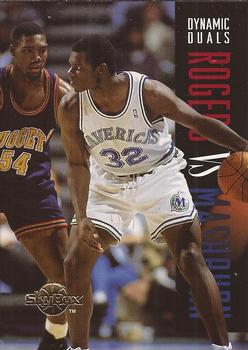 1994-95 SkyBox Premium #188 Rodney Rogers / Jamal Mashburn Front