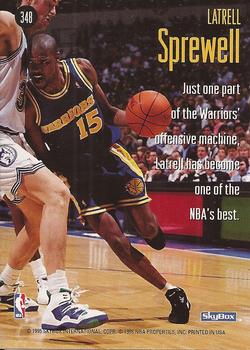 1994-95 SkyBox Premium #348 Latrell Sprewell Back