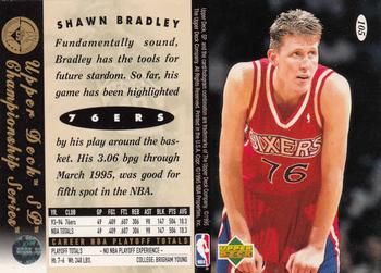 1994-95 SP Championship #105 Shawn Bradley Back