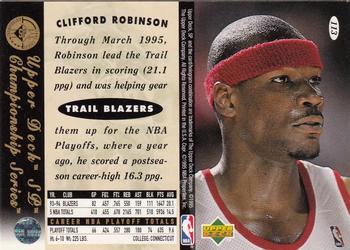 1994-95 SP Championship #113 Clifford Robinson Back