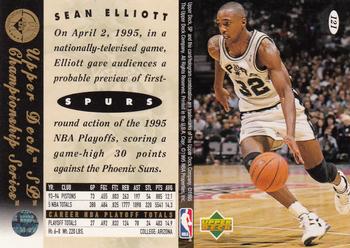 1994-95 SP Championship #121 Sean Elliott Back