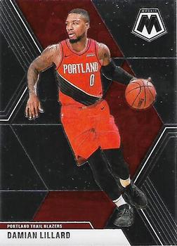 2019-20 Panini Mosaic #5 Damian Lillard Front