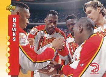 1994 Upper Deck McDonald's Teams (French) #1 Atlanta Hawks Front
