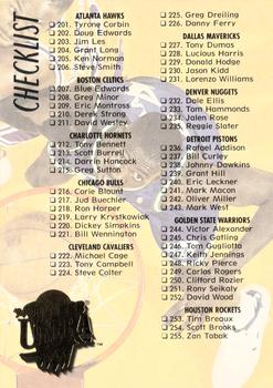 1994-95 Ultra #349 Checklist: 201-307 Front