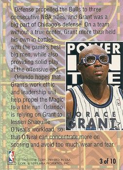 1994-95 Ultra - Power in the Key #3 Horace Grant Back