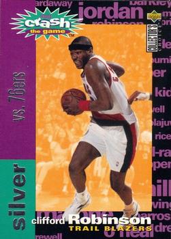 1995-96 Collector's Choice - You Crash the Game Silver: Scoring #C27 Clifford Robinson Front