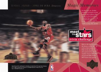 1996-97 Collector's Choice - Meet the Stars Michael Jordan Exchange #NNO Michael Jordan Front