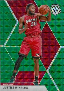 2019-20 Panini Mosaic - Green Prizm #140 Justise Winslow Front