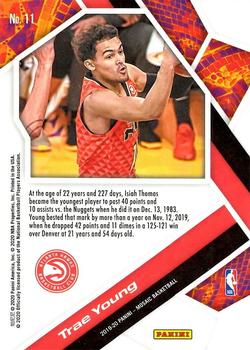2019-20 Panini Mosaic - Will to Win #11 Trae Young Back
