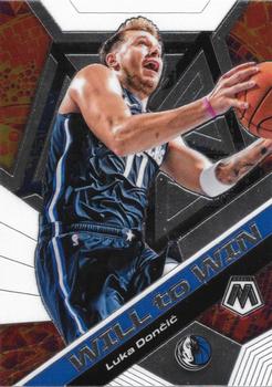 2019-20 Panini Mosaic - Will to Win #13 Luka Doncic Front