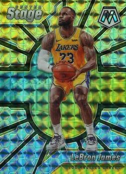 2019-20 Panini Mosaic - Center Stage #2 LeBron James Front