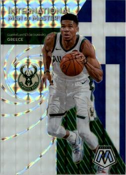 2019-20 Panini Mosaic - International Men of Mastery Mosaic #17 Giannis Antetokounmpo Front