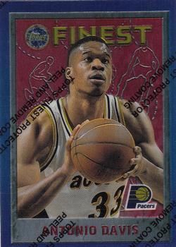 1995-96 Finest #211 Antonio Davis Front