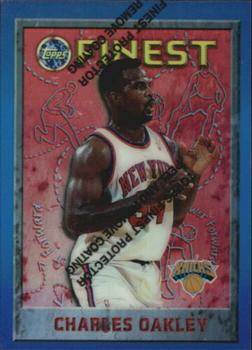 1995-96 Finest - Refractors #87 Charles Oakley Front