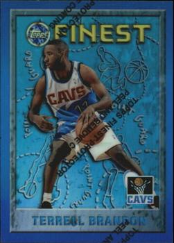 1995-96 Finest - Refractors #109 Terrell Brandon Front