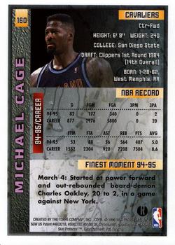 1995-96 Finest - Refractors #160 Michael Cage Back
