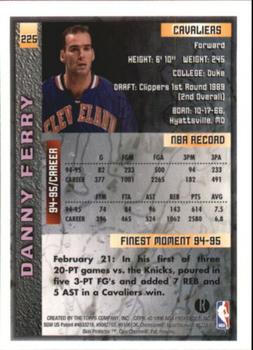 1995-96 Finest - Refractors #225 Danny Ferry Back