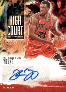 2019-20 Panini Court Kings - High Court Signatures Jade #HC-TYG Thaddeus Young Front