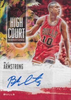 2019-20 Panini Court Kings - High Court Signatures Ruby #HC-BJA B.J. Armstrong Front