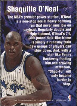 1995-96 Flair - Anticipation #7 Shaquille O'Neal Back
