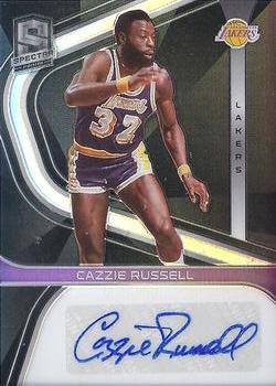 2019-20 Panini Spectra - Signatures #S-CZR Cazzie Russell Front