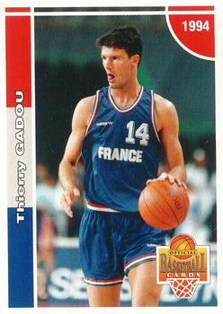 1993-94 Panini LNB (France) #166 Thierry Gadou Front