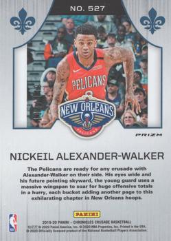 2019-20 Panini Chronicles - Red #527 Nickeil Alexander-Walker Back