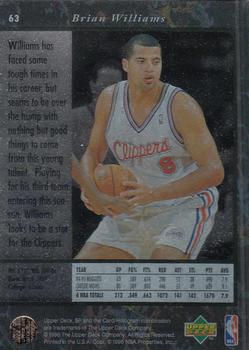 1995-96 SP #63 Brian Williams Back